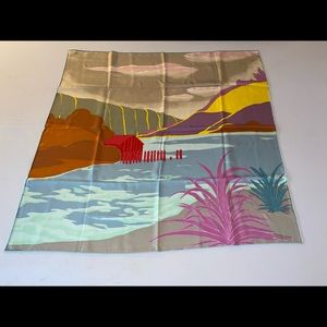 Hermès Au Bout Du Monde A. Carbonne Signed Scarf